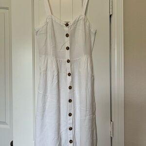 Loft linen blend dress size 2